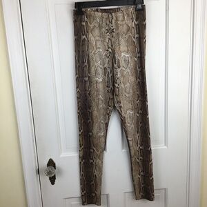 Nordstrom Snakeskin Print Leggings Tight Size M